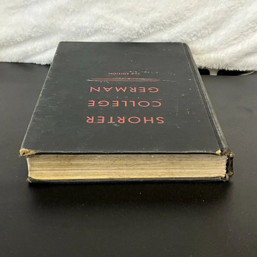 Shorter College German Hardcover Book 1949 Marshall Blakemore Evans Ohio St Univ